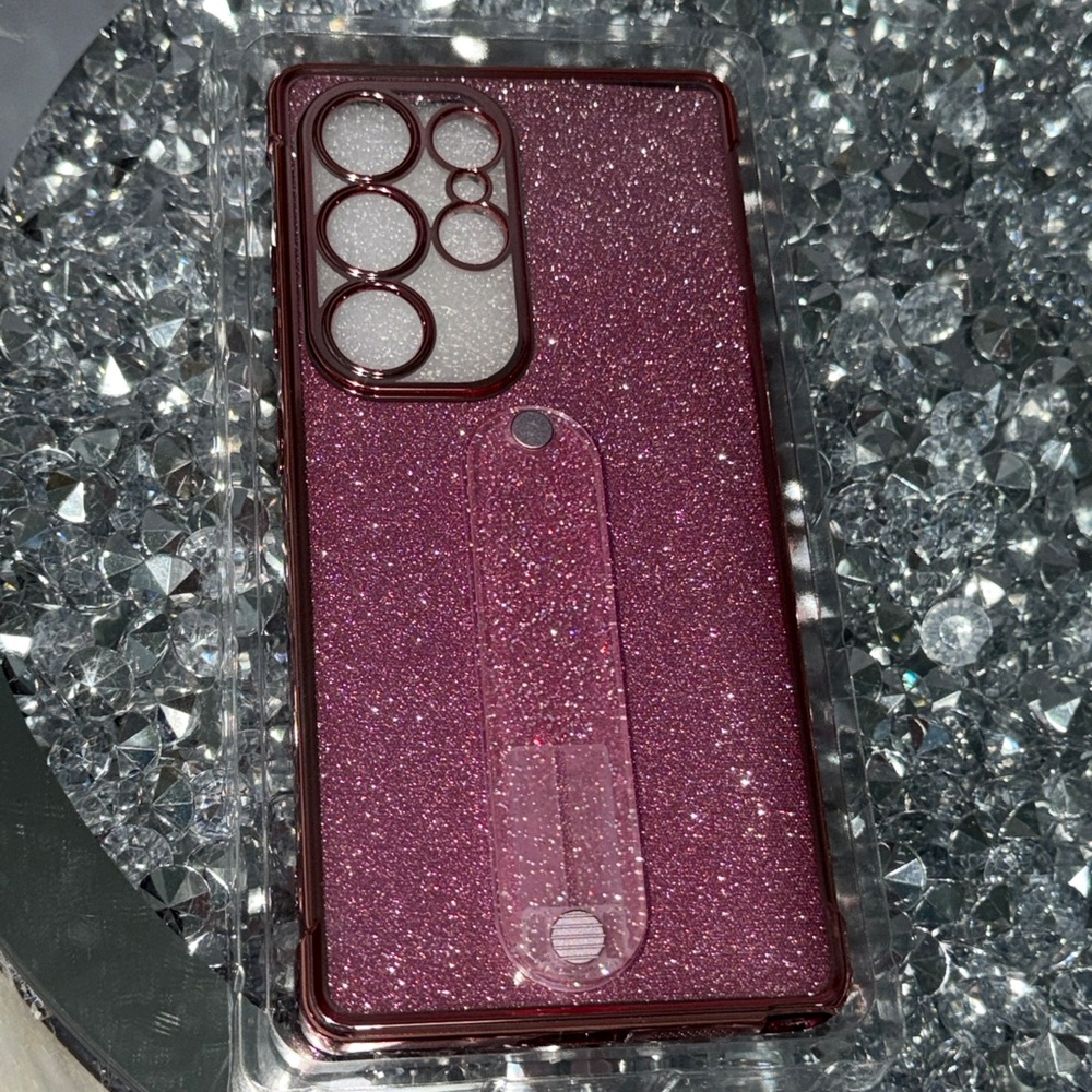 2/$5 Glitter Pink Phone Case for Samsung 25 ultra - Picture 3 of 9